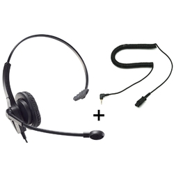 Accutone WM610 QD/2.5mm - Телефонная гарнитура в комплекте с переходником Accutone 2.5mm