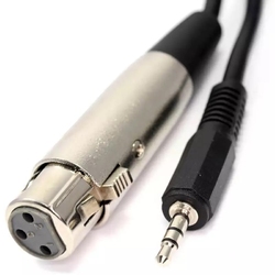 Кабель 3.5мм-XLR (2м) - Кабель для подключения устройств с 3.5мм входом к аудиомикшерам