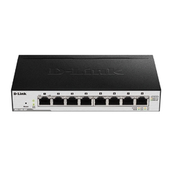 D-Link DGS-1100-08P/A1A/A2A/B1A - Настраиваемый коммутатор EasySmart с 8 портами 10/100/1000Base-T с поддержкой PoE