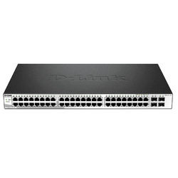 D-Link DGS-1210-52/ME/A1A - Управляемый коммутатор 2 уровня с 48 портами 10/100/1000Base-T и 4 портами 1000Base-X SFP