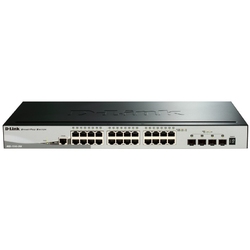 D-Link DGS-1510-28X/A1A PROJ - Управляемый стекируемый коммутатор SmartPro с 24 портами 10/100/1000Base-T и 4 портами 10GBase-X SFP+