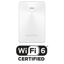Grandstream GWN7661E - Настенная точка доступа Wi-Fi 6 AX3000 для офисов, отелей и жилых домов