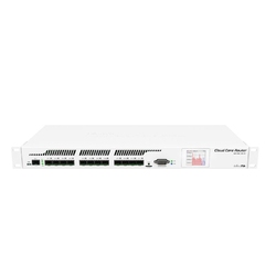 Mikrotik CCR1016-12S-1S+ - Маршрутизатор ядра сети с 12-мя оптическими SFP портами и 1 портом SFP+, с 16-ядерным процессором TILE-Gx8016 1.2ГГц, памятью 4Гб