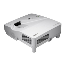 NEC UM301X - Проектор 3хLCD, 3000 ANSI Lm, XGA, ультра-короткофокусный 0.36:1, 6000:1, HDMI IN x2, USB(A)х2, RJ45, RS232, 20W mono, 5.5 кг, настенный крепёж NP04WK