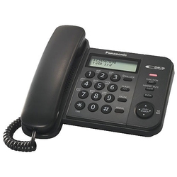 Panasonic KX-TS2358RUB - Аналоговый проводной телефон, АОН, ЖК-дисплей с часами