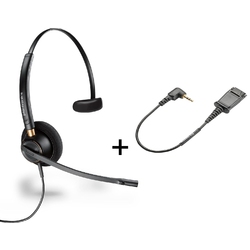 Plantronics EncorePro HW510/QD2.5-CISCO - Телефонная гарнитура в комплекте с переходником Plantronics QD2.5-CISCO