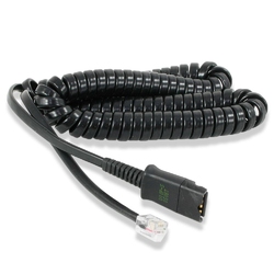 Plantronics U10P-S19 [38340-01] - Витой шнур с QD для подключения профессиональных гарнитур к ТА Siemens Openstage 60