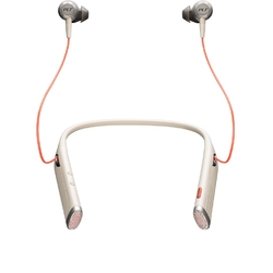 Plantronics VOYAGER 6200 UC - Беспроводная гарнитура для ПК и мобильных устройств (Bluetooth), песочная, белая, 208749-01