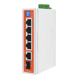 Wi-Tek WI-PS206GF-I v2 - Промышленный неуправляемый PoE коммутатор
