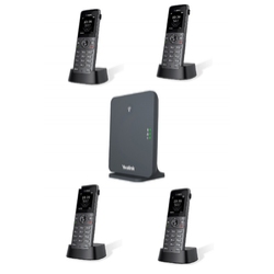 Yealink W70B-W73H-4 - DECT базовая станция и 4 трубки