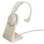 Jabra Evolve2 65, Link380c MS Mono Stand Beige [26599-899-888]
