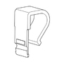 MinewTag 1 Plate clamp vertical - REE-M018